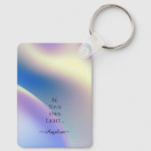 Holografische esthetiek sleutelhanger (Achterkant)