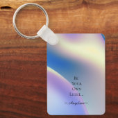 Holografische esthetiek sleutelhanger (Voorkant)