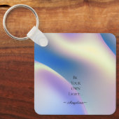 Holografische esthetiek sleutelhanger (Voorkant)