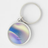 Holografische esthetiek sleutelhanger (Voorkant)