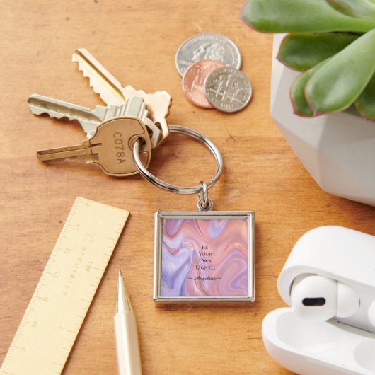 Holografische esthetiek sleutelhanger (Bureau)