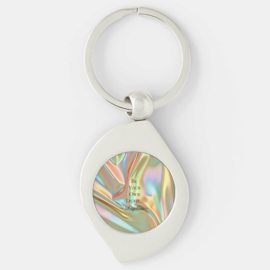 Holografische esthetiek sleutelhanger (Voorkant)