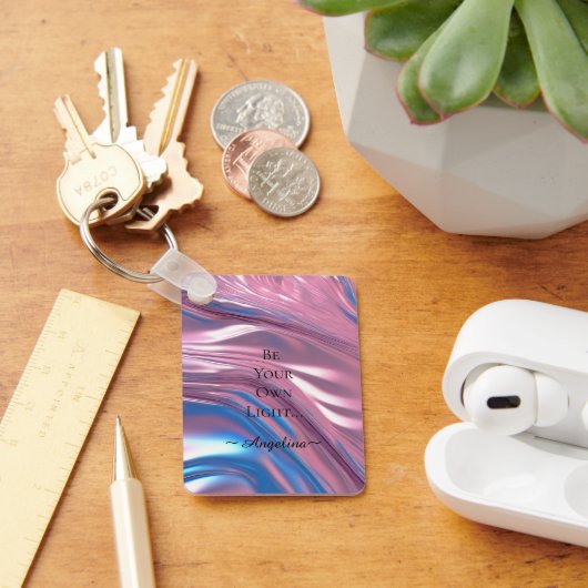 Holografische esthetiek sleutelhanger (Bureau)
