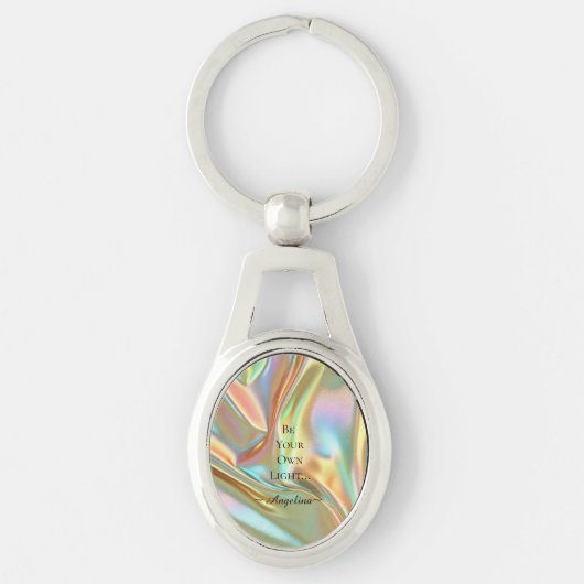 Holografische esthetiek sleutelhanger (Voorkant)