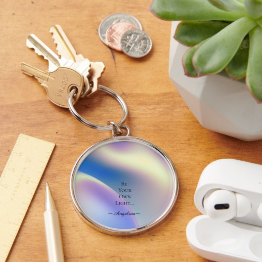 Holografische esthetiek sleutelhanger (Bureau)