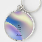 Holografische esthetiek sleutelhanger (Voorkant)