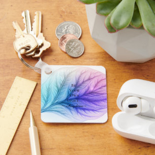 Holografische esthetiek sleutelhanger
