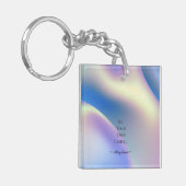 Holografische esthetiek sleutelhanger (Voorkant Links)