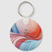Holografische esthetiek sleutelhanger (Achterkant)