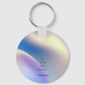 Holografische esthetiek sleutelhanger (Voorkant)