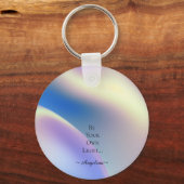 Holografische esthetiek sleutelhanger (Voorkant)