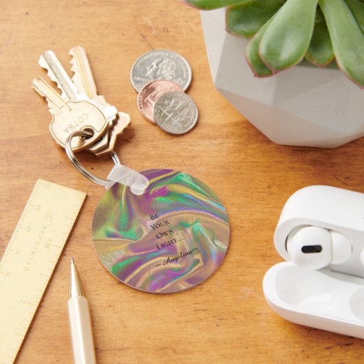 Holografische esthetiek sleutelhanger (Bureau)