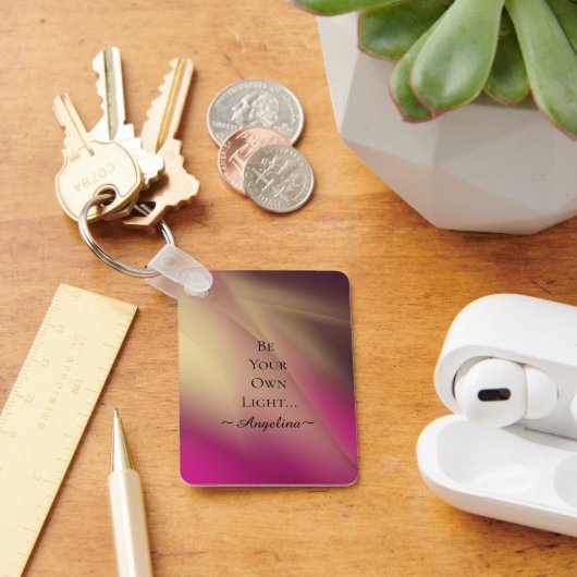 Holografische esthetiek sleutelhanger (Bureau)