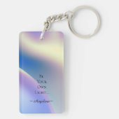 Holografische esthetiek sleutelhanger (achterkant)
