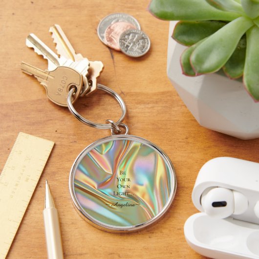 Holografische esthetiek sleutelhanger (Bureau)