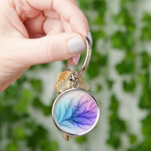 Holografische esthetiek sleutelhanger