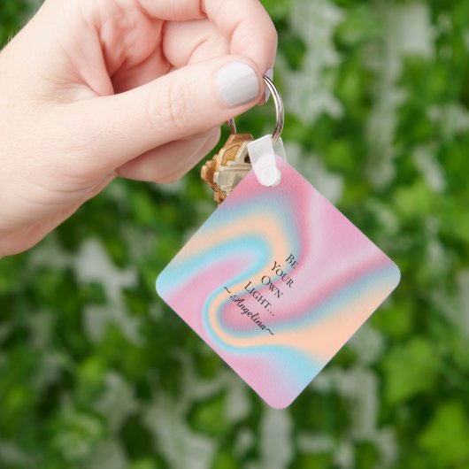 Holografische esthetiek sleutelhanger (Hand)