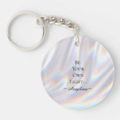 Holografische esthetiek sleutelhanger (Voorkant)