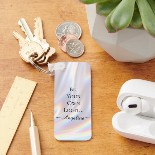 Holografische esthetiek sleutelhanger (Bureau)