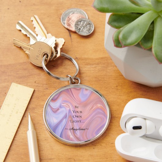 Holografische esthetiek sleutelhanger (Bureau)