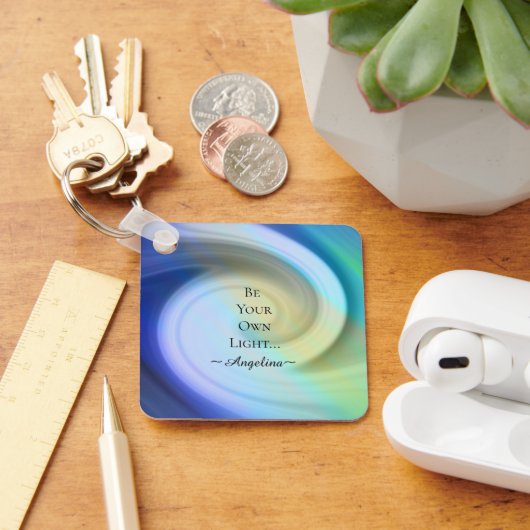 Holografische esthetiek sleutelhanger (Bureau)