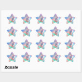 Holografische esthetiek ster sticker (Vel)