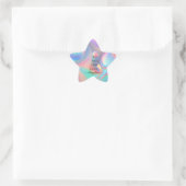 Holografische esthetiek ster sticker (Tas)