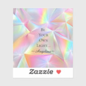 Holografische esthetiek sticker (Vel)