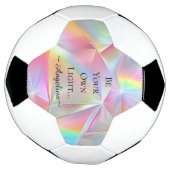 Holografische esthetiek voetbal (Gedraaid)