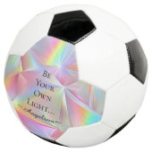 Holografische esthetiek voetbal (Drie kwart)