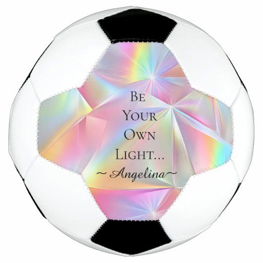 Holografische esthetiek voetbal (Voorkant)