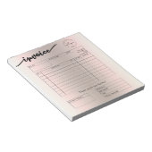 Holografische factuur aangepaste Logo Notitieblok (Schuin)