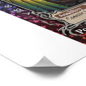 Holografische Fantasy Trading Kaart Poster (Hoek)