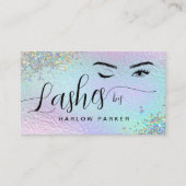 Holografische Faux-Folie reserveas Visitekaartje (Voorkant)