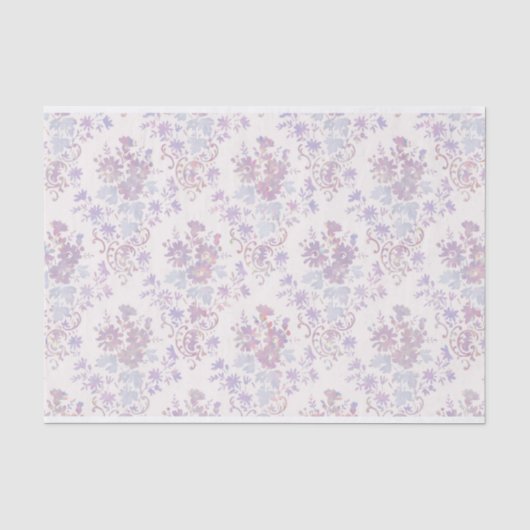 holografische flora Weefpapier Tissuepapier (Voorkant)