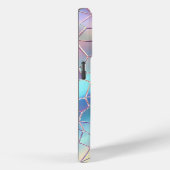 Holografische Folie Achtergrond Patroon Monogram Case-Mate iPhone Case (Achterkant / Rechts)