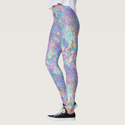 Holografische Folie Leggings (Links)
