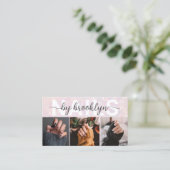 Holografische fototypografie Nail Artiest Visitekaartje (Staand voorkant)