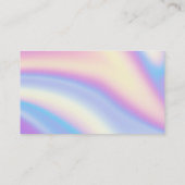 Holografische geometrische korting Bedankt Visitekaartje (Achterkant)