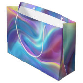  Holografische Gepersonaliseerde Gelukkige Verjaar Groot Cadeauzakje (Achterkant Gekanteld)