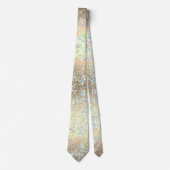 Holografische Glam Glitter Elegant Sparkles Gold Stropdas (Voorkant)