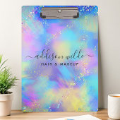 Holografische glans opaal iriserend klembord