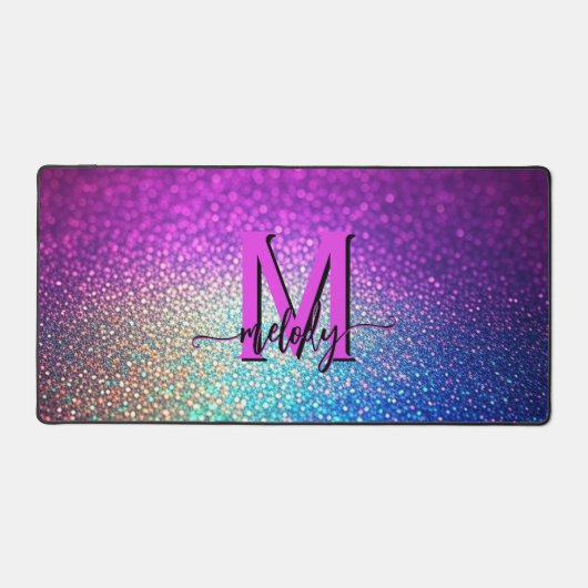 Holografische Glitter Desk Mat (Voorkant)