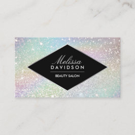 Holografische Glitter en Glamour Beauty Visitekaartje