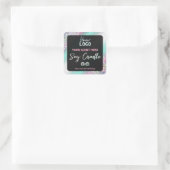 Holografische Glitter Glam Soja Kaars Labels (Tas)
