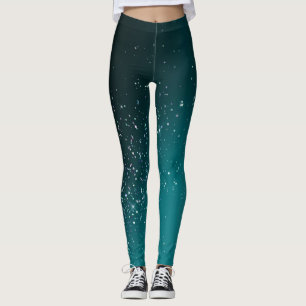 Holografische Glitter-Leggings Leggings