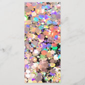 Holografische Glitter Make-up Artiest Zwart Prijs  Menu (Achterkant)