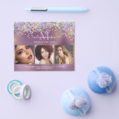 Holografische Glitter Sparkles Make-up Artist Salo Flyer (Enkel)