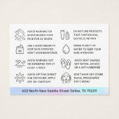 Holografische gloed gezicht na Kaart (Achterkant)