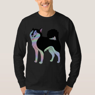 Holografische Husky T-shirt